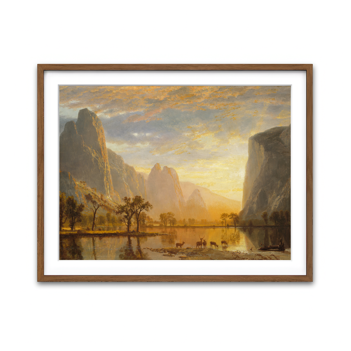 Framed Print 4x3 Walnut