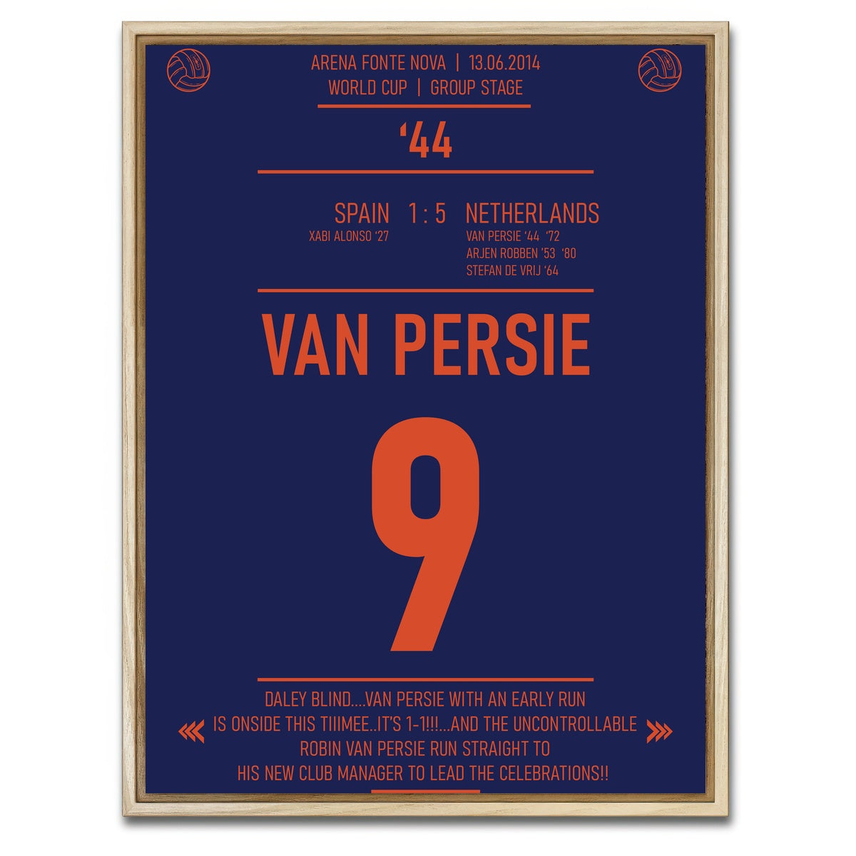 AUTO-MOCKUP WHITE | Van Persie | 1 Piece | Natural Framed Canvas | group=3x4