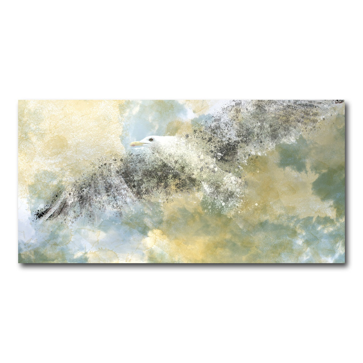 AUTO-MOCKUP WHITE | Vanishing Seagull | 1 Piece | Gallery Wrap Canvas | group=2x1