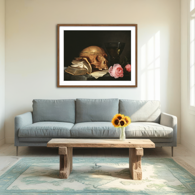 AUTO-MOCKUP ROOM | Vanitas Still Life Wall Art