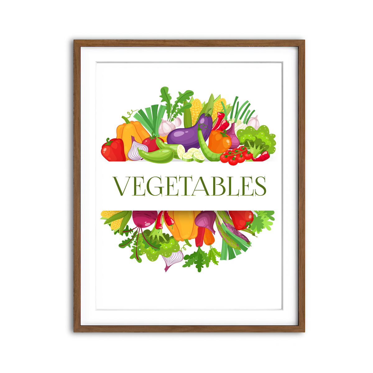 Framed Print 3x4 Walnut