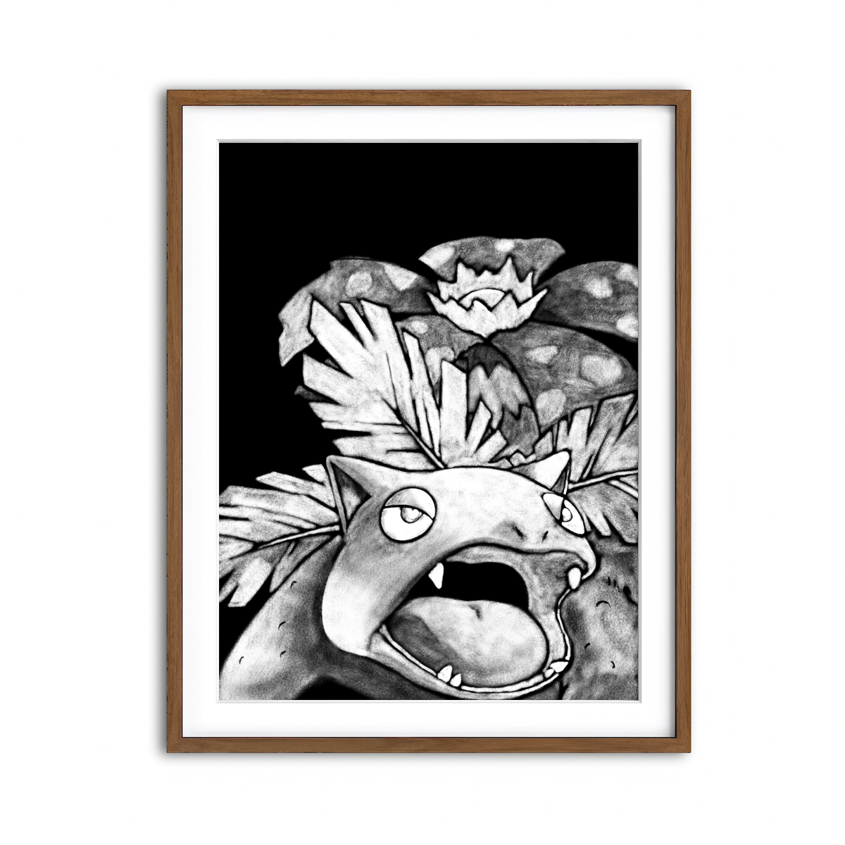 Framed Print 3x4 Walnut