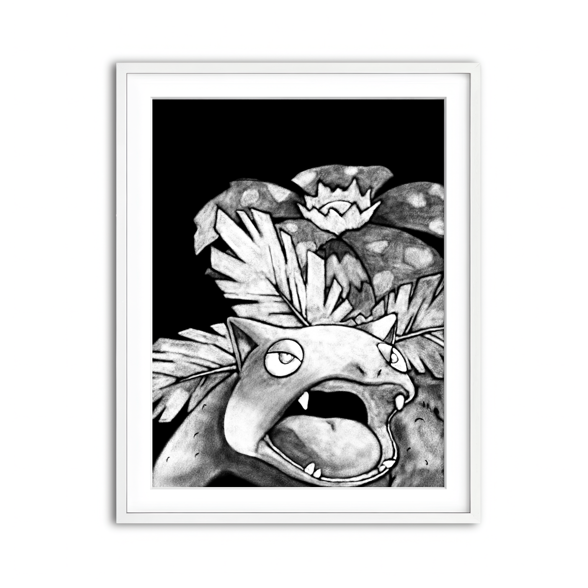 Framed Print 3x4 White