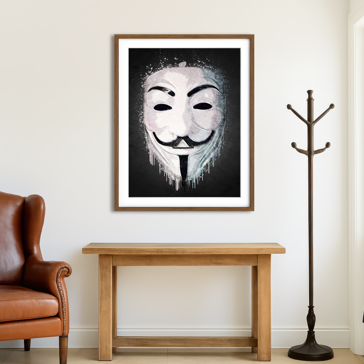 AUTO-MOCKUP ROOM | Vendetta Portrait Wall Art