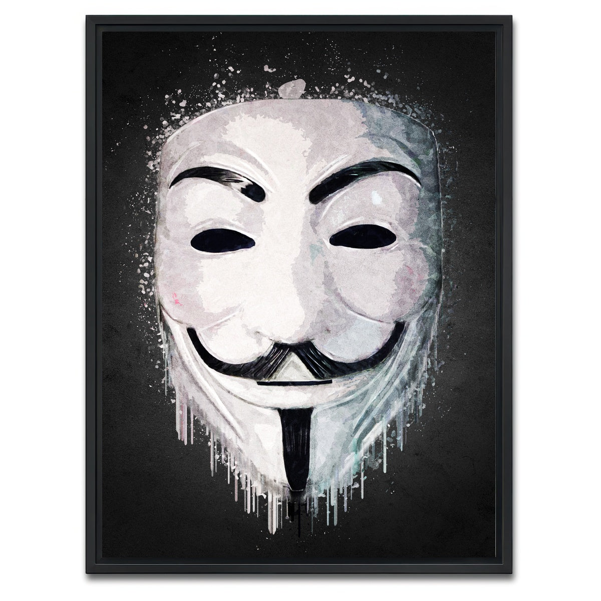 AUTO-MOCKUP WHITE | Vendetta Portrait | 1 Piece | Black Framed Canvas | group=3x4