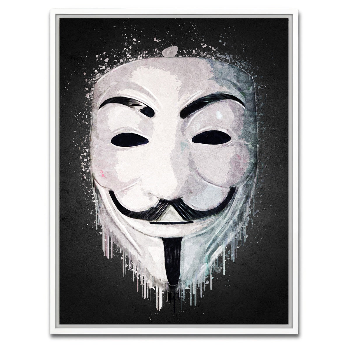 AUTO-MOCKUP WHITE | Vendetta Portrait | 1 Piece | White Framed Canvas | group=3x4