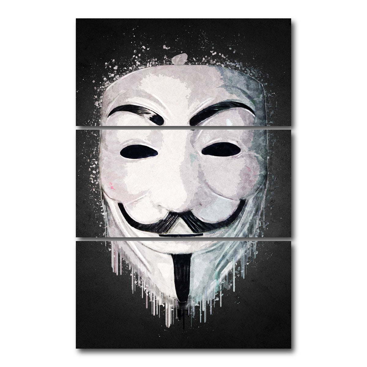 AUTO-MOCKUP WHITE | Vendetta Portrait | 3 Piece | Gallery Wrap Canvas | group=12x24_stacked