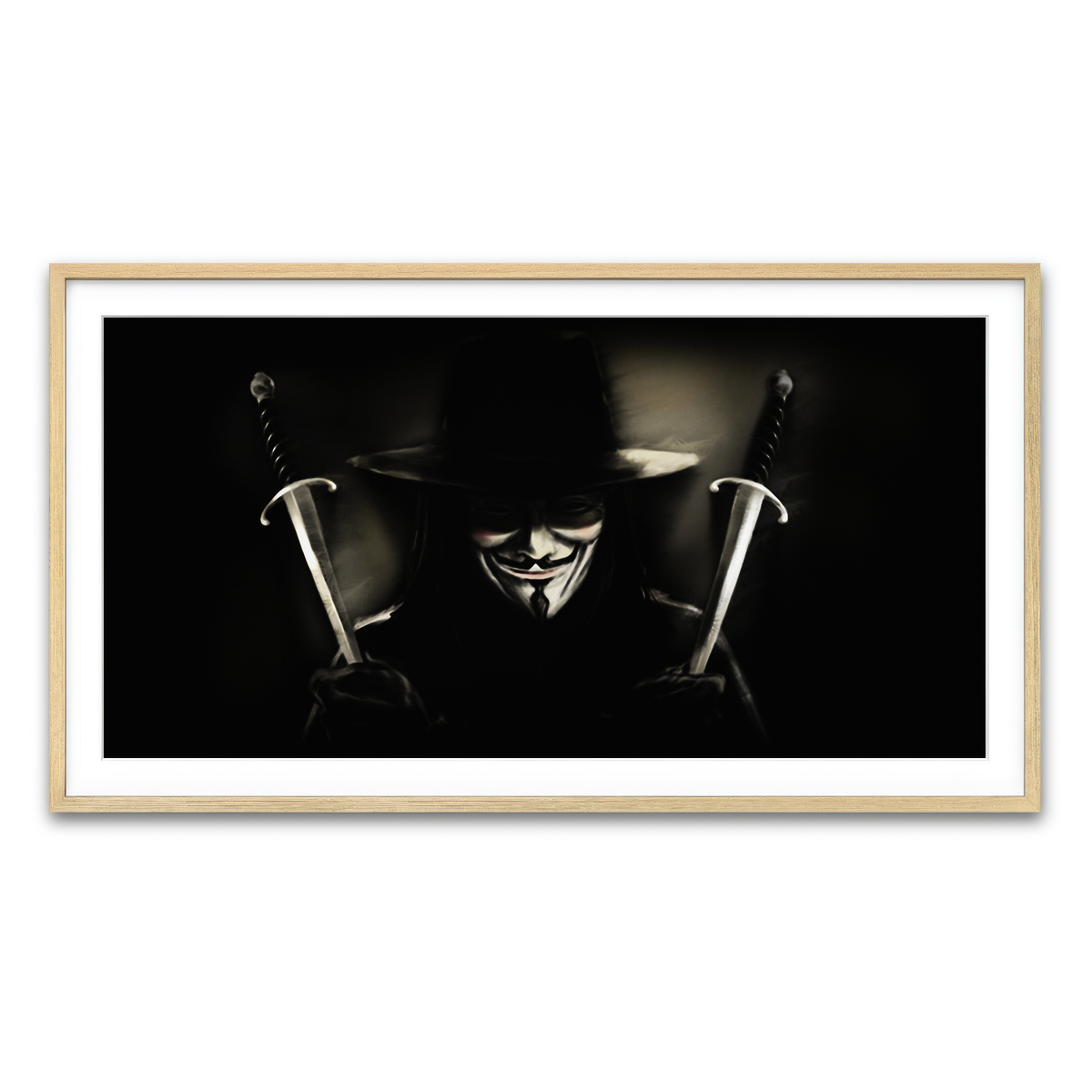 Framed Print 2x1 Natural