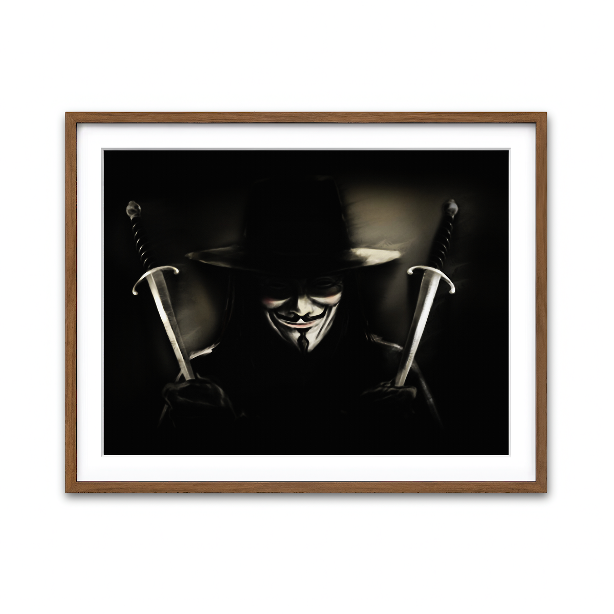 Framed Print 4x3 Walnut