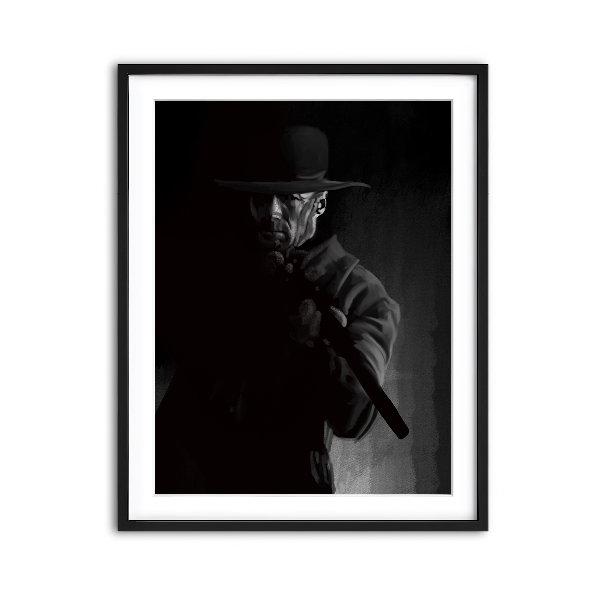 Framed Print 3x4 Black