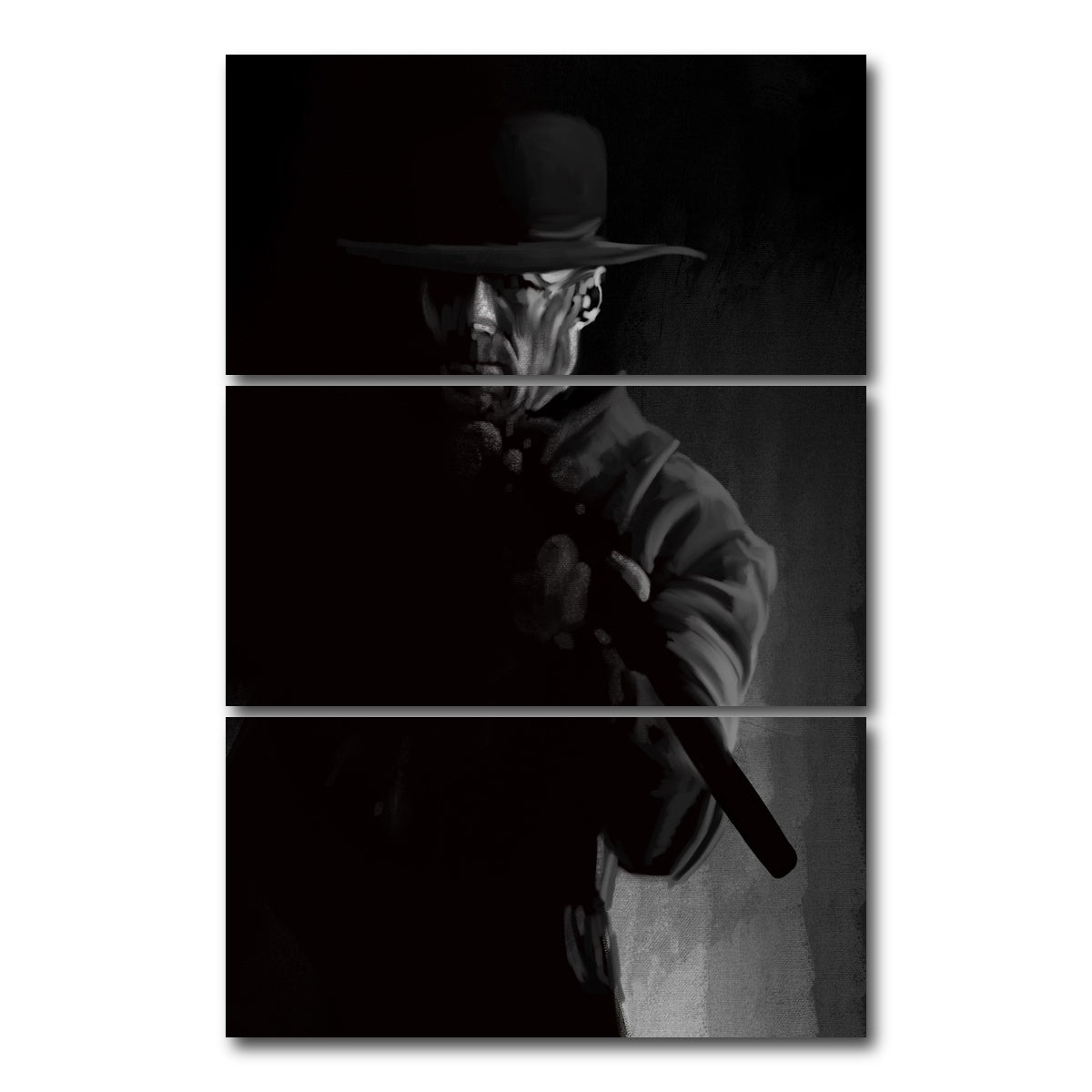 AUTO-MOCKUP WHITE | Vengeance | 3 Piece | Gallery Wrap Canvas | group=12x24_stacked
