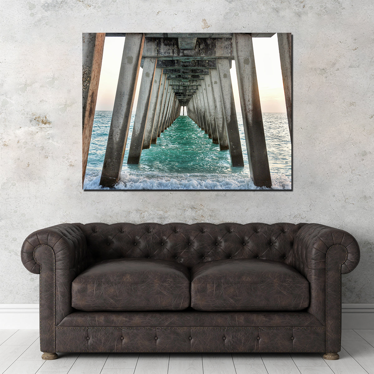 Venice Beach Pier at Sharkys On The Pier Wall Art