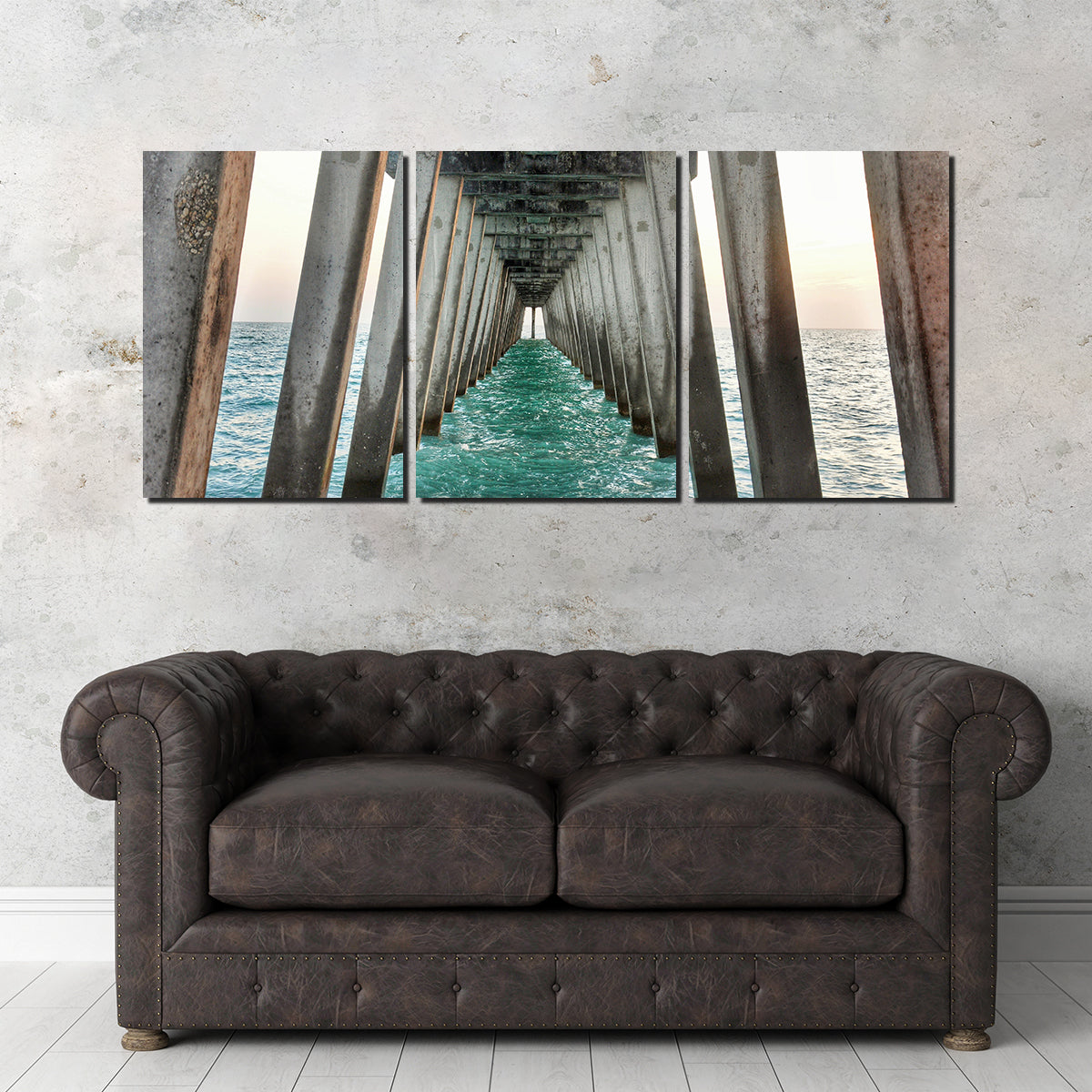Venice Beach Pier at Sharkys On The Pier Wall Art