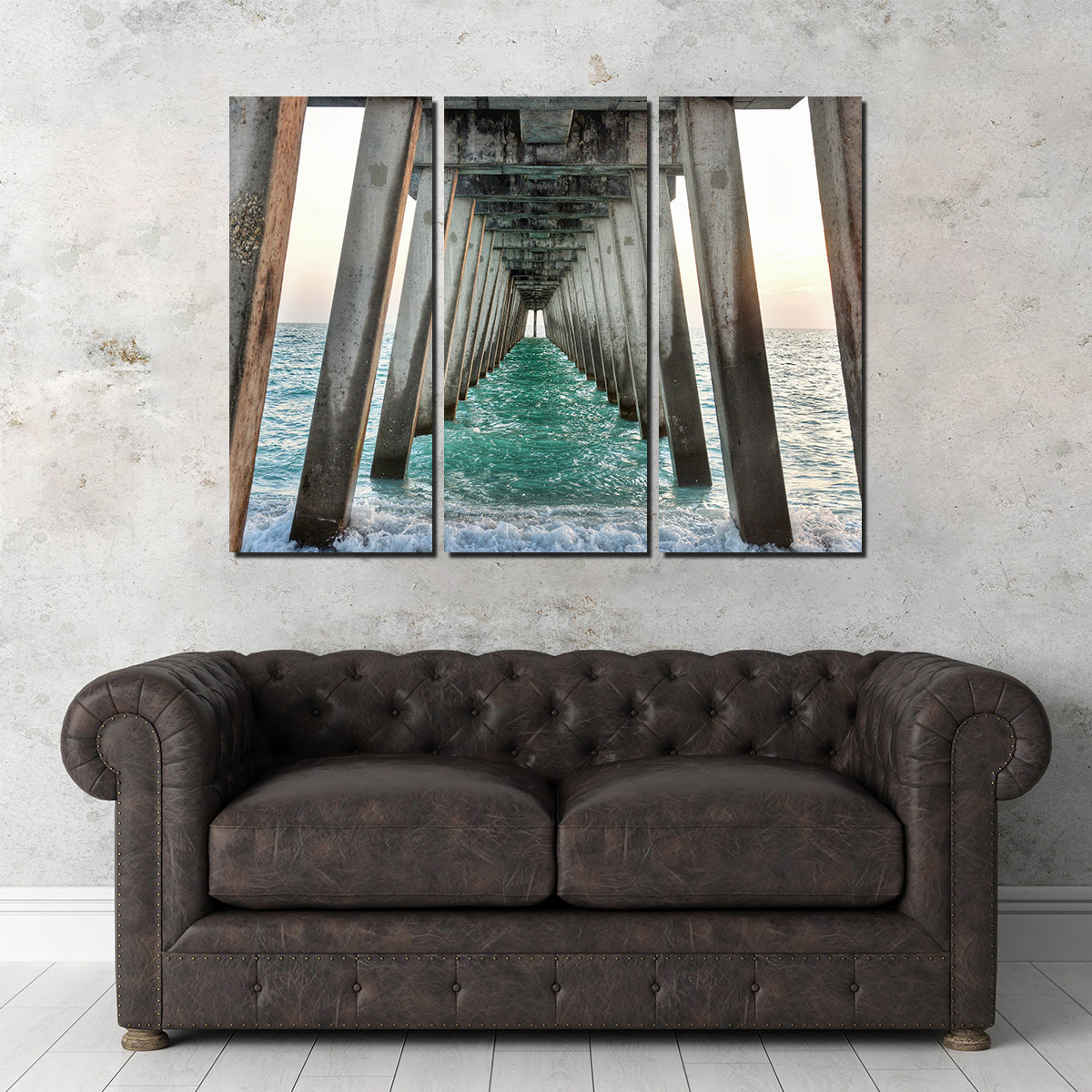 Venice Beach Pier at Sharkys On The Pier Wall Art