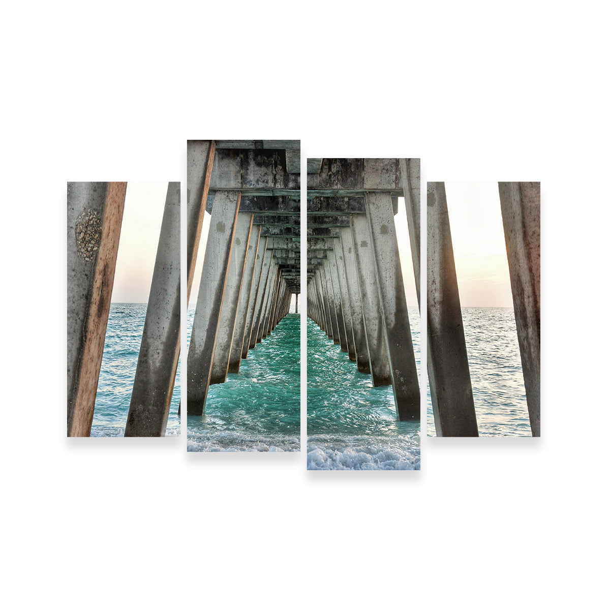 Venice Beach Pier at Sharkys On The Pier Wall Art
