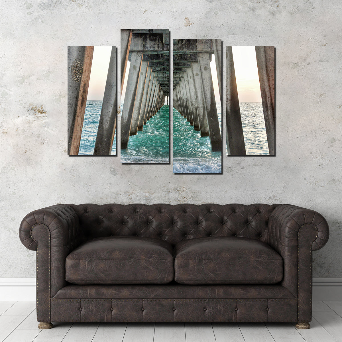 Venice Beach Pier at Sharkys On The Pier Wall Art