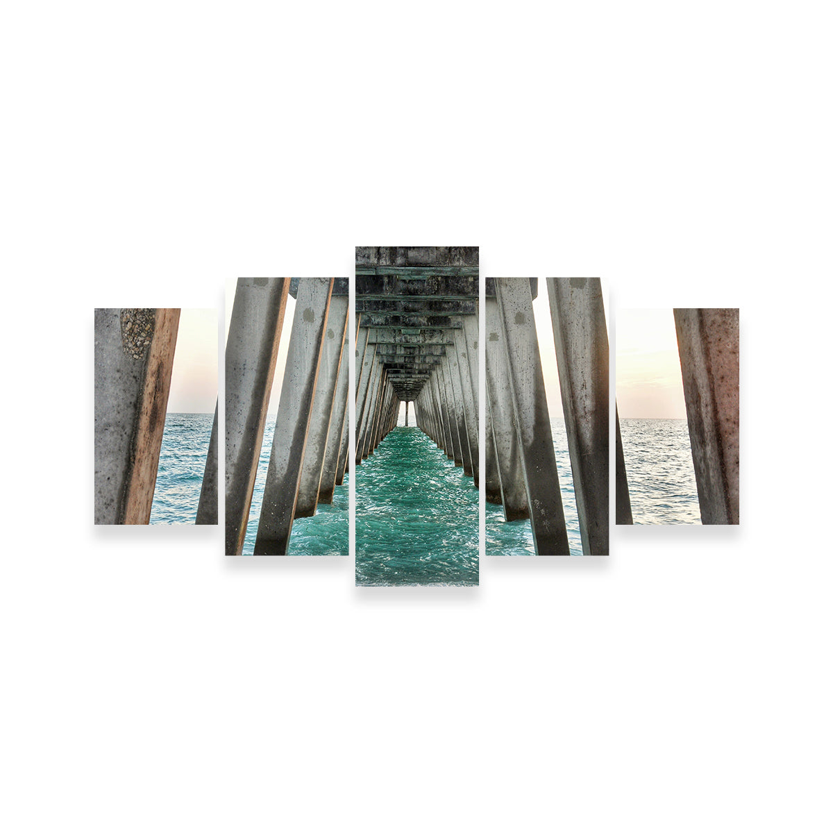 Venice Beach Pier at Sharkys On The Pier Wall Art