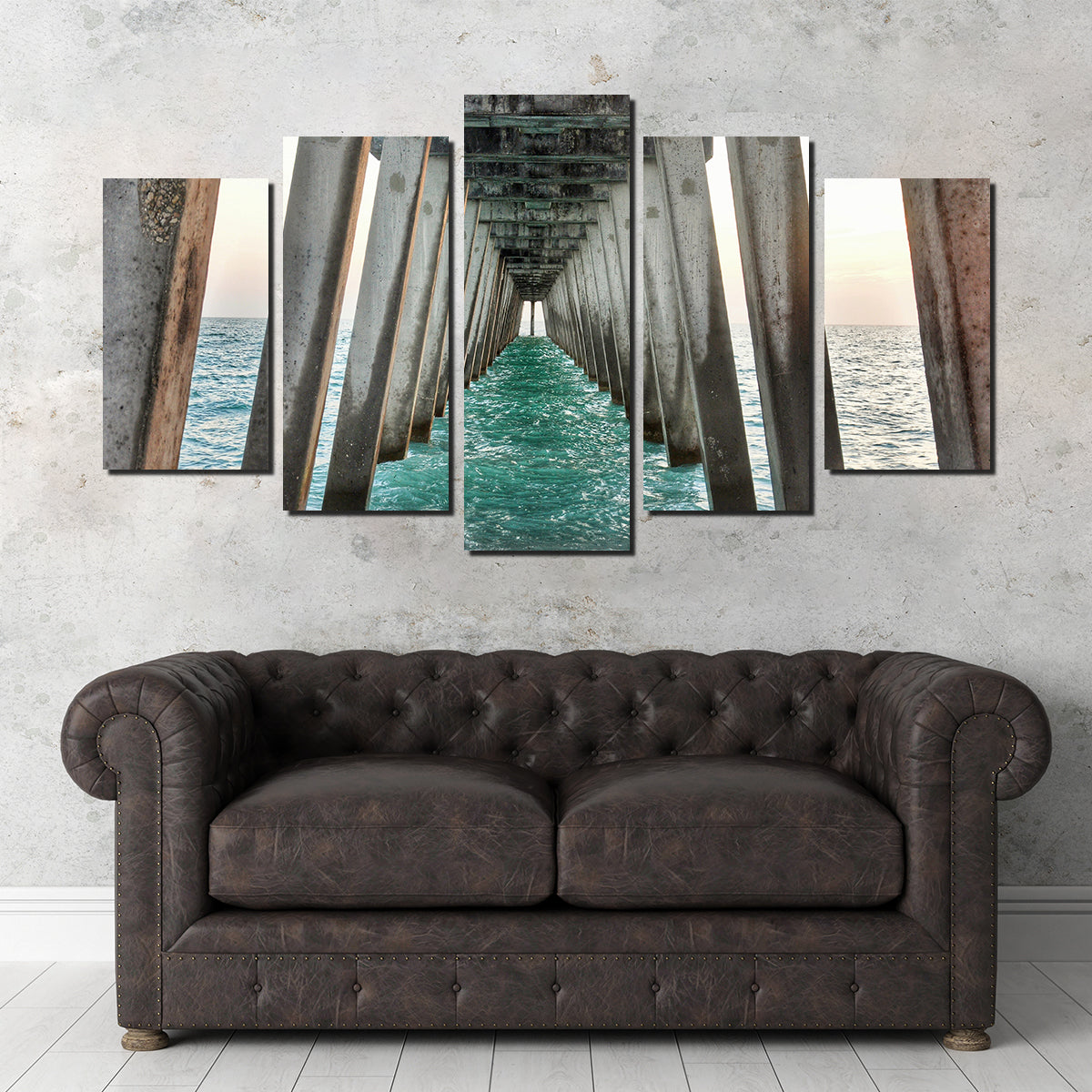 Venice Beach Pier at Sharkys On The Pier Wall Art
