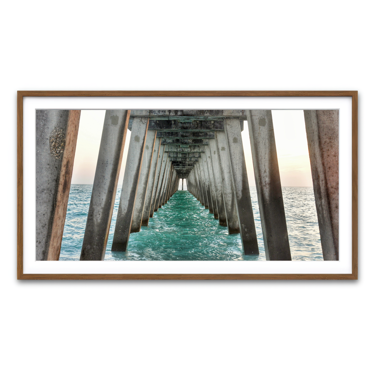 Framed Print 2x1 Walnut
