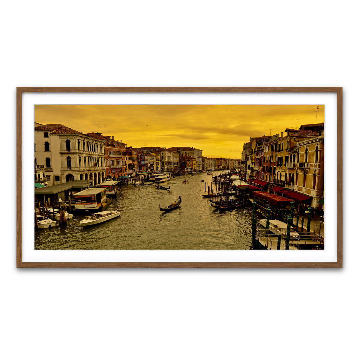 Framed Print 2x1 Walnut