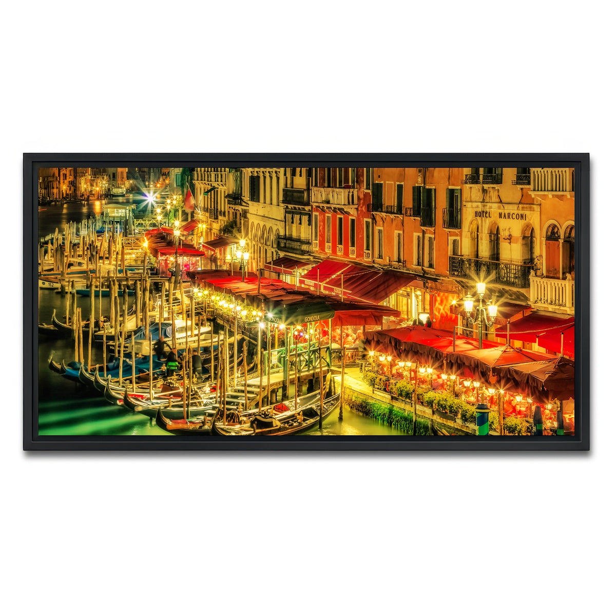 AUTO-MOCKUP WHITE | Venice Italy | 1 Piece | Black Framed Canvas | group=2x1