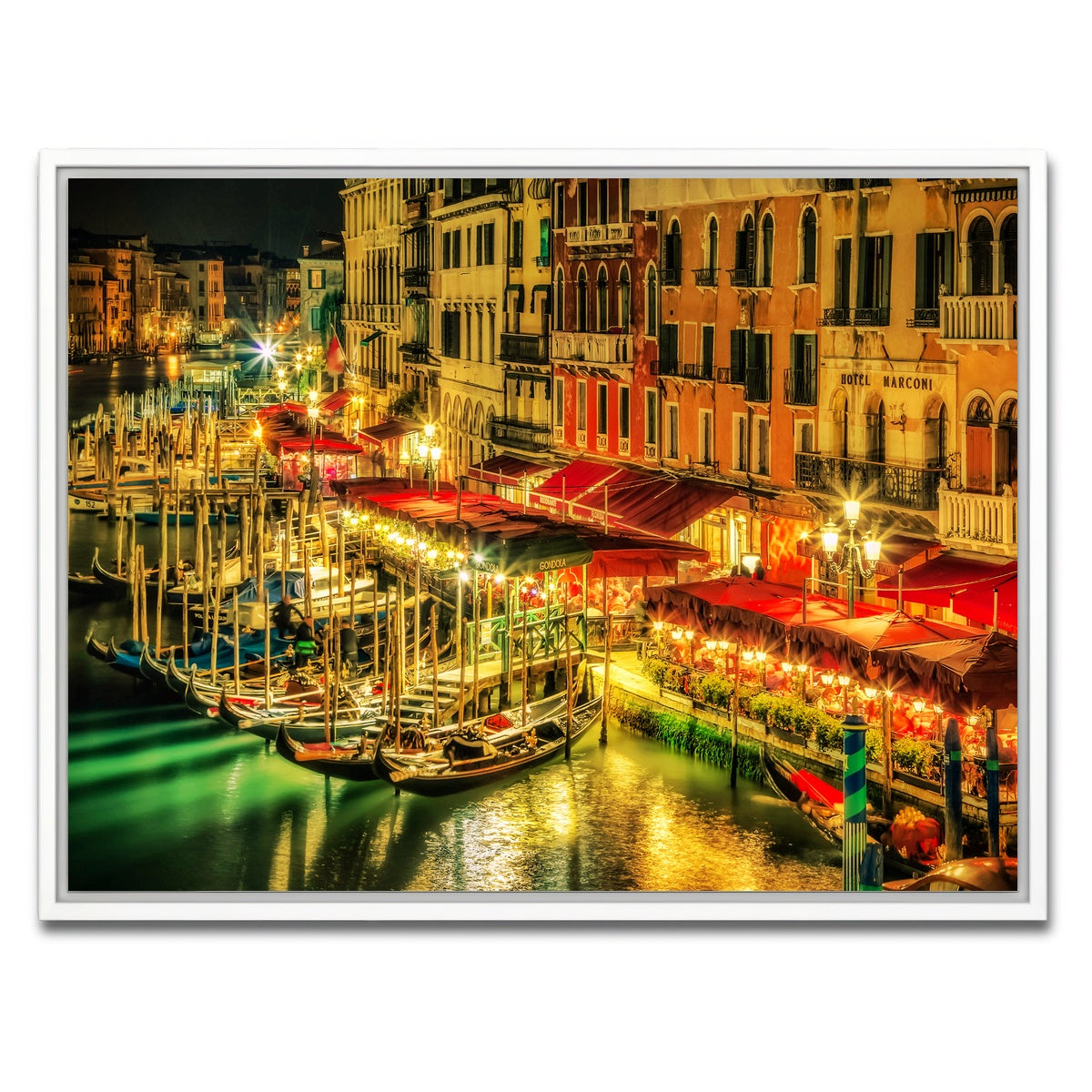 AUTO-MOCKUP WHITE | Venice Italy | 1 Piece | White Framed Canvas | group=4x3