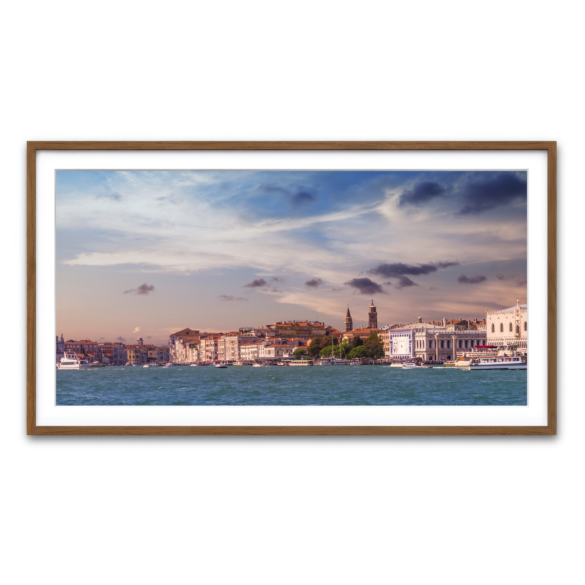 Framed Print 2x1 Walnut