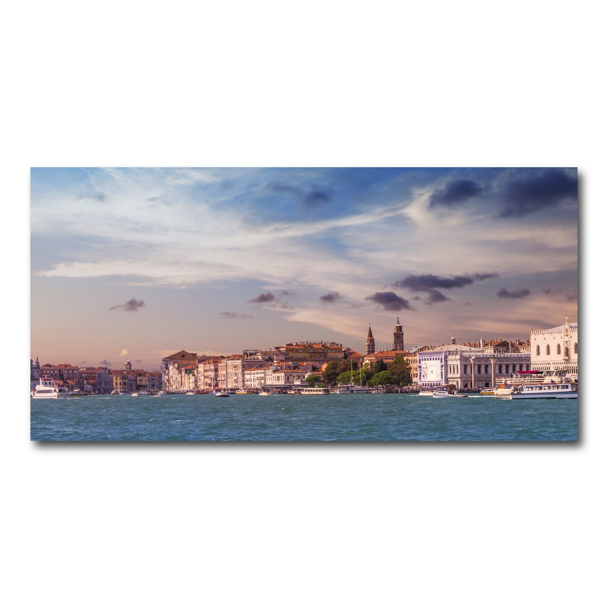 AUTO-MOCKUP WHITE | Venice Panorama | 1 Piece | Gallery Wrap Canvas | group=2x1