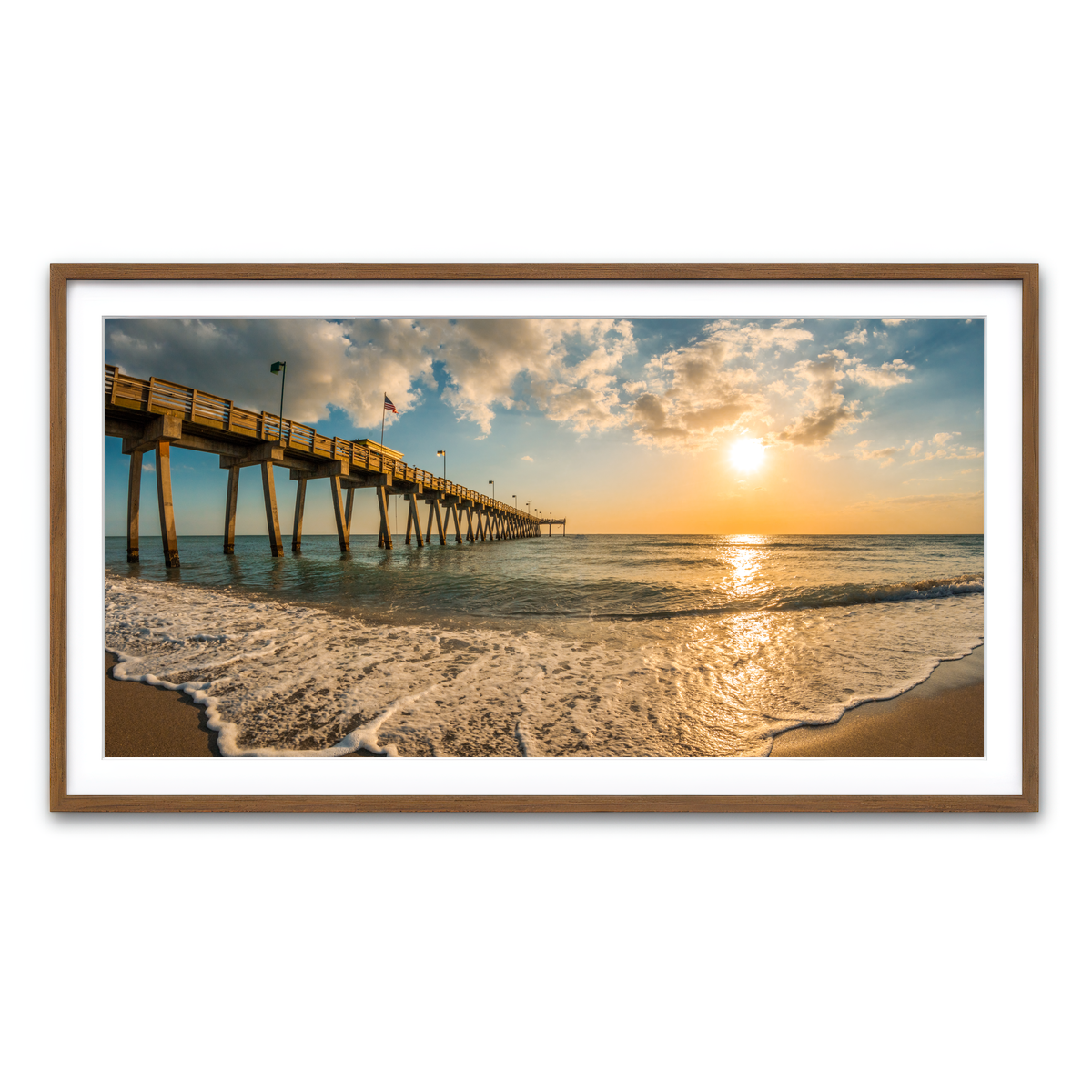 Framed Print 2x1 Walnut