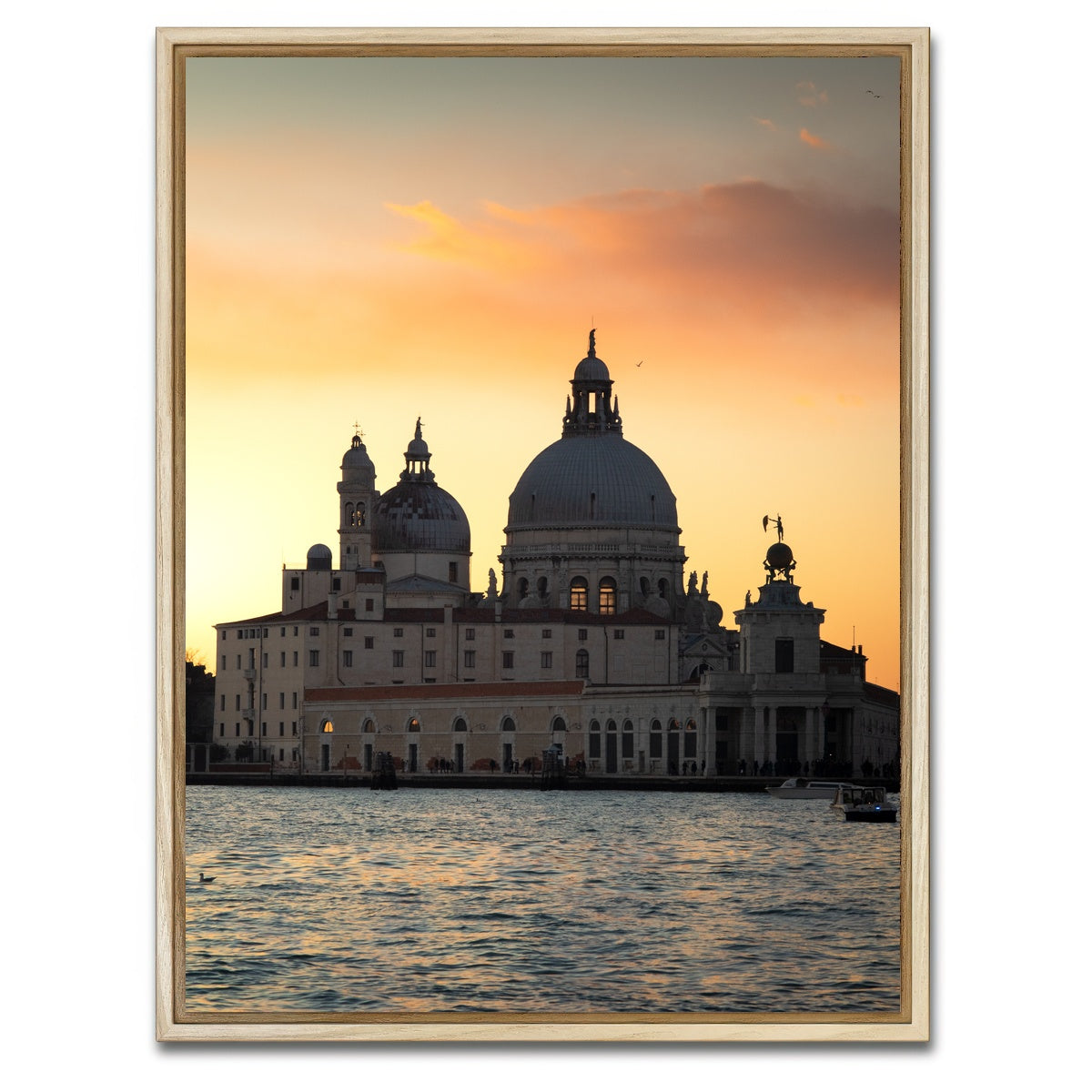 AUTO-MOCKUP WHITE | Venice Sunset | 1 Piece | Natural Framed Canvas | group=3x4
