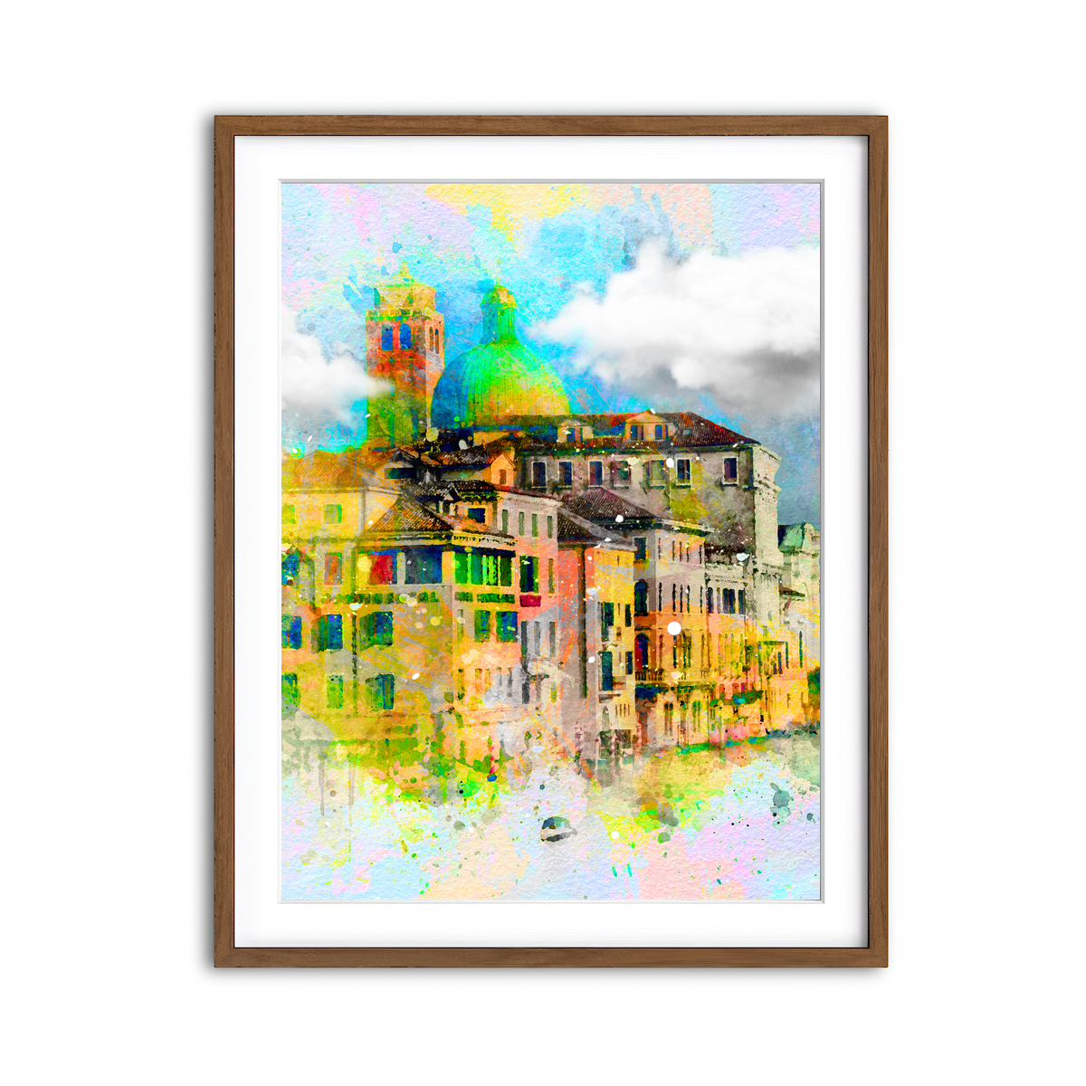 Framed Print 3x4 Walnut