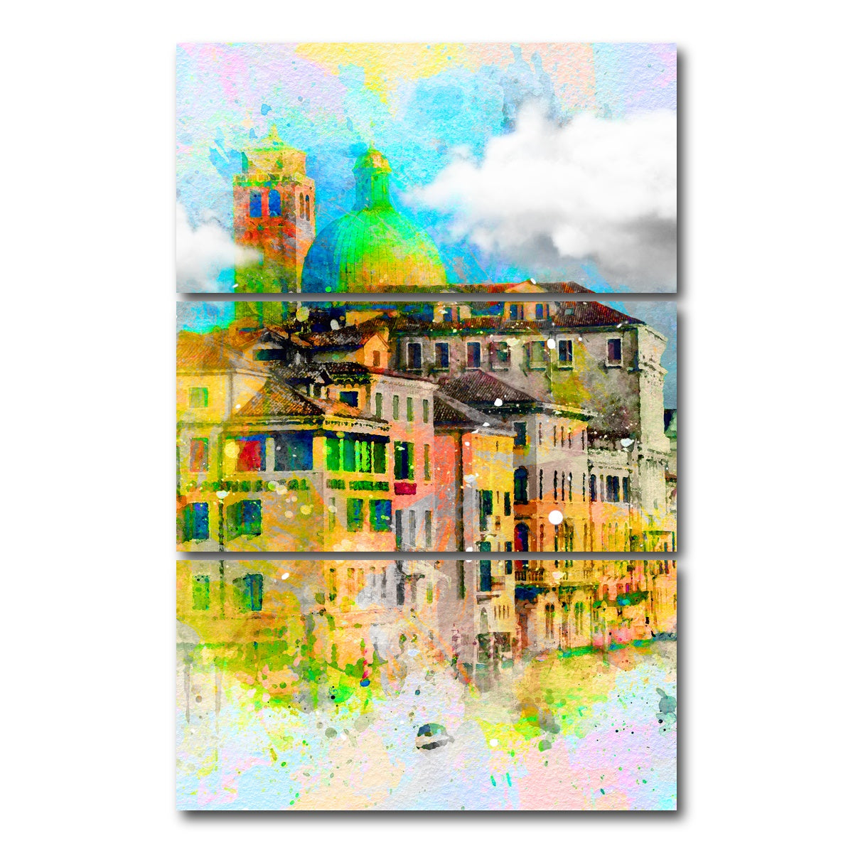 AUTO-MOCKUP WHITE | Venice | 3 Piece | Gallery Wrap Canvas | group=12x24_stacked