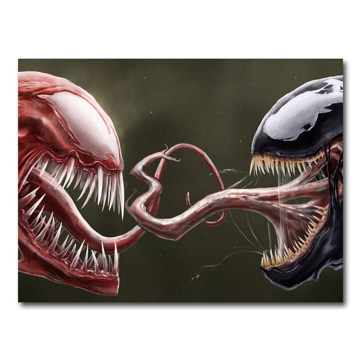 AUTO-MOCKUP WHITE | Venom Vs. Carnage | 1 Piece | Gallery Wrap Canvas | group=4x3