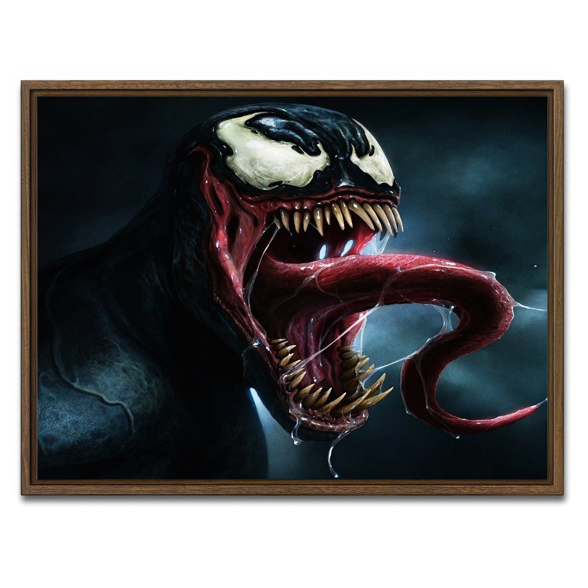 AUTO-MOCKUP WHITE | Venom | 1 Piece | Walnut Framed Canvas | group=4x3