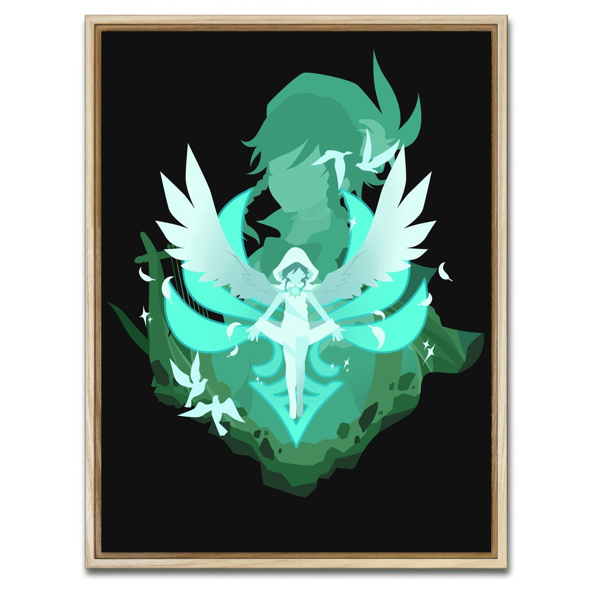 AUTO-MOCKUP WHITE | Venti2 | 1 Piece | Natural Framed Canvas | group=3x4