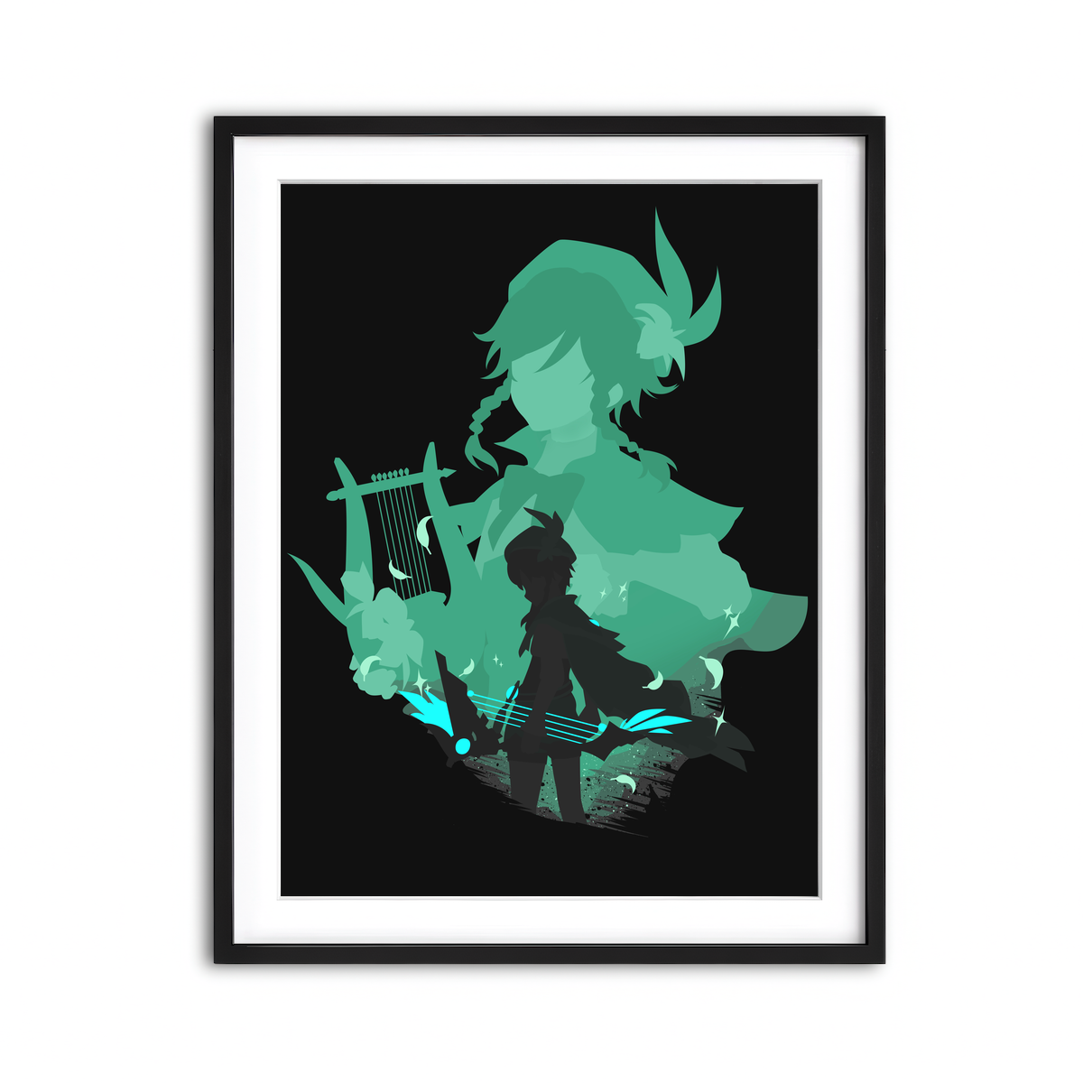 Framed Print 3x4 Black