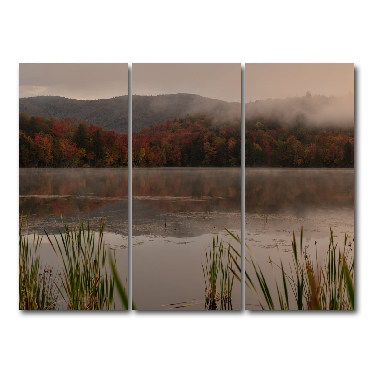AUTO-MOCKUP WHITE | Vermont Fall | 3 Piece | Gallery Wrap Canvas | group=8x18