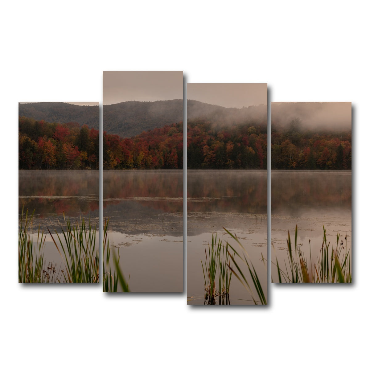 AUTO-MOCKUP WHITE | Vermont Fall | 4 Piece | Gallery Wrap Canvas | group=4_normal