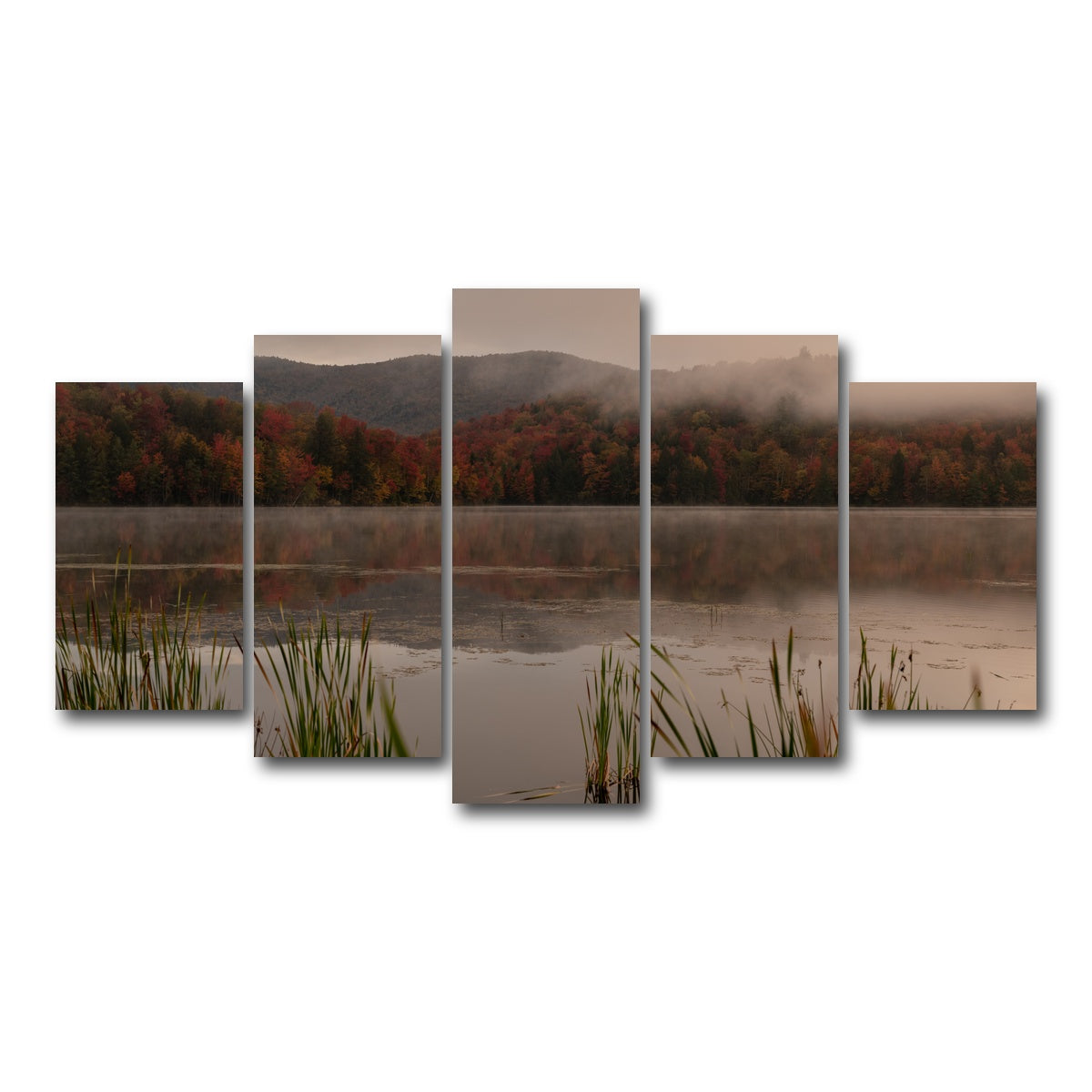 AUTO-MOCKUP WHITE | Vermont Fall | 5 Piece | Gallery Wrap Canvas | group=5_normal