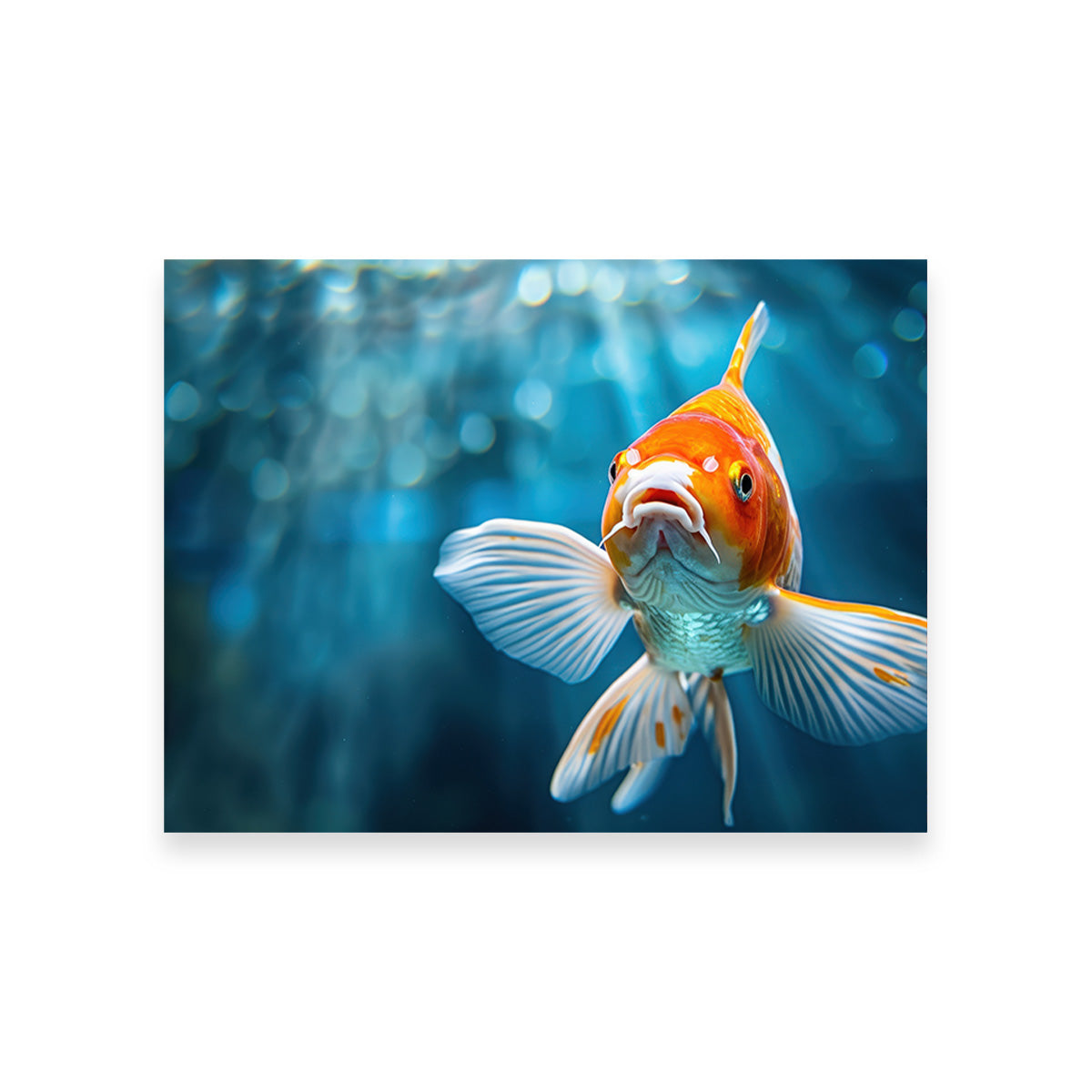 Vibrant Golden Koi Wall Art