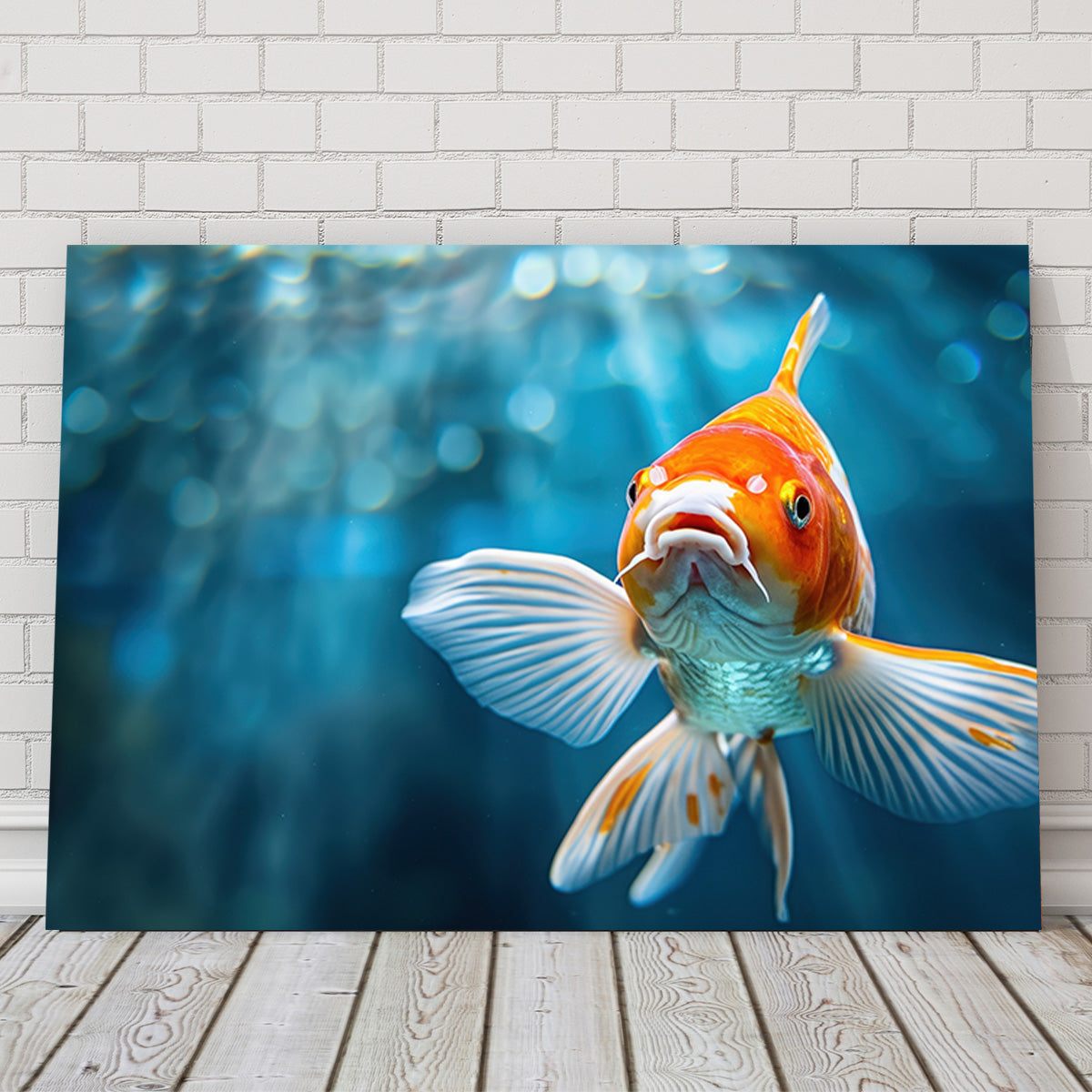 Vibrant Golden Koi Wall Art