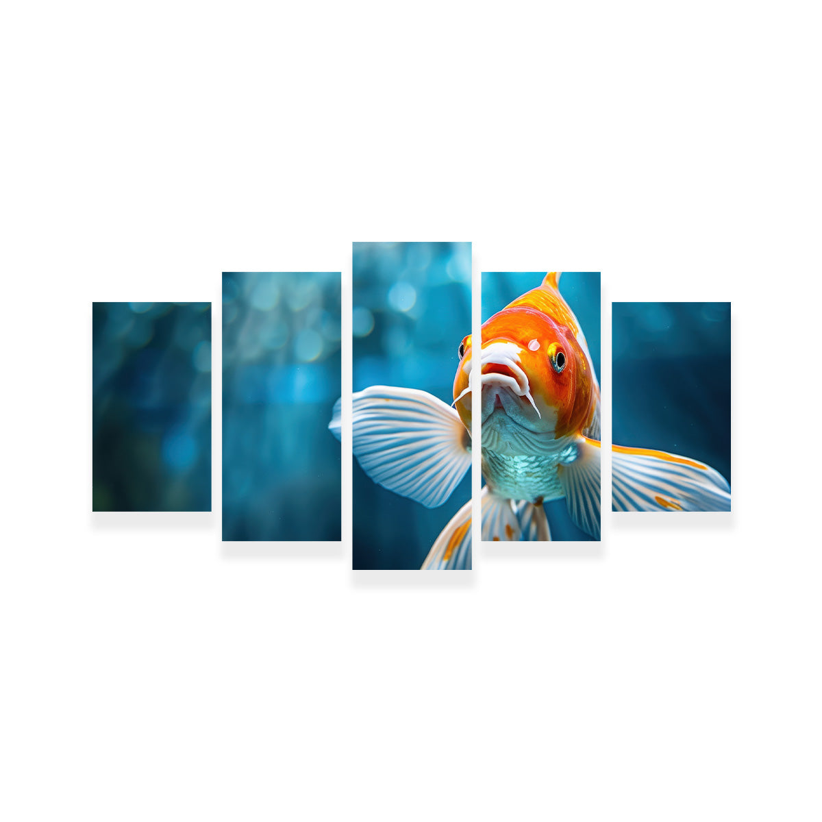 Vibrant Golden Koi Wall Art