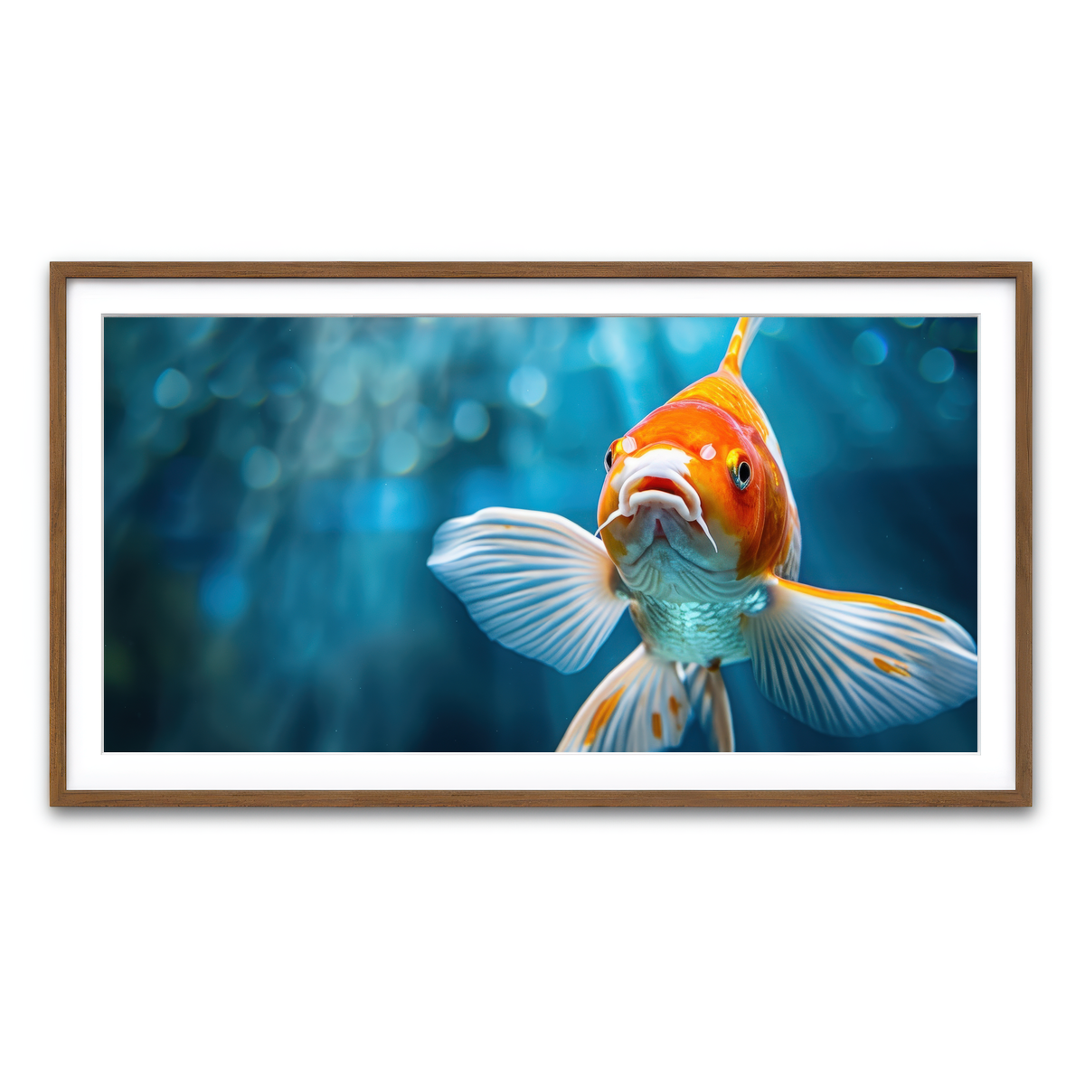 Framed Print 2x1 Walnut