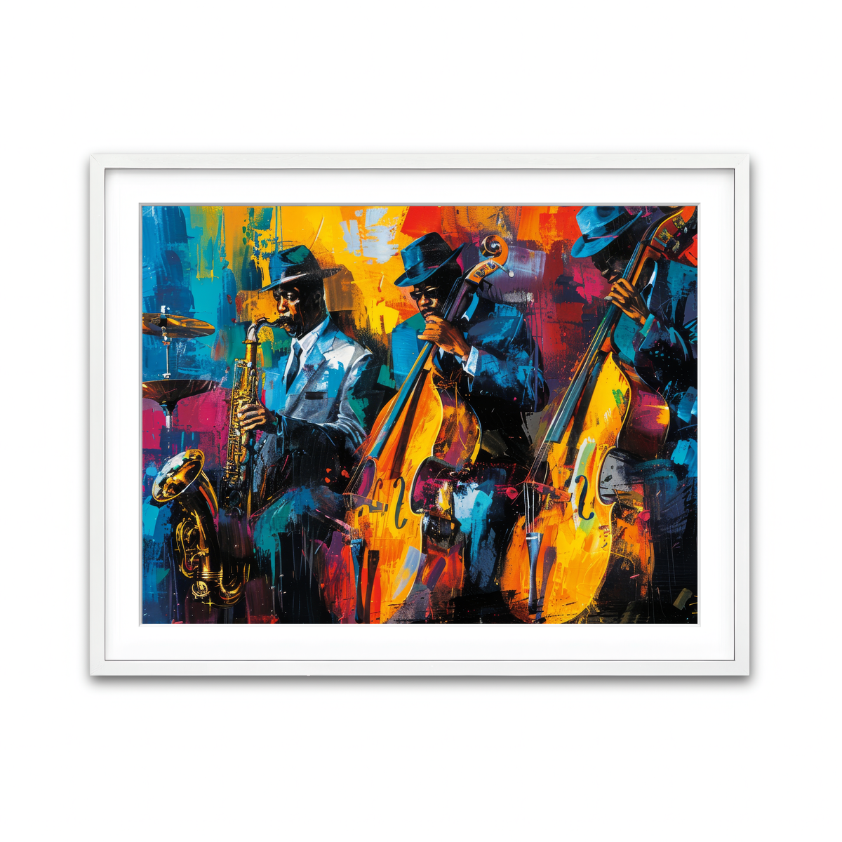 Framed Print 4x3 White