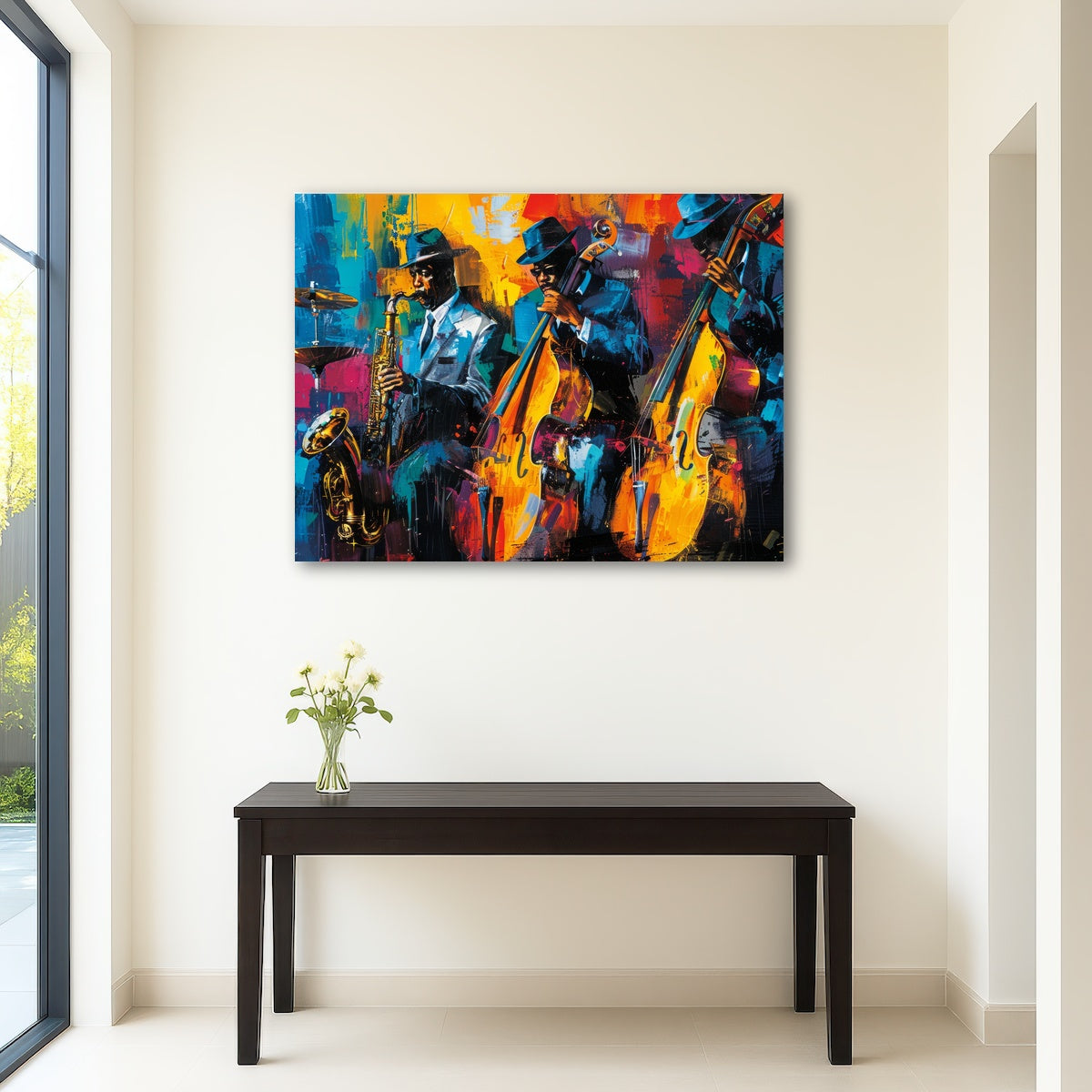 AUTO-MOCKUP ROOM | Vibrant Jazz Band