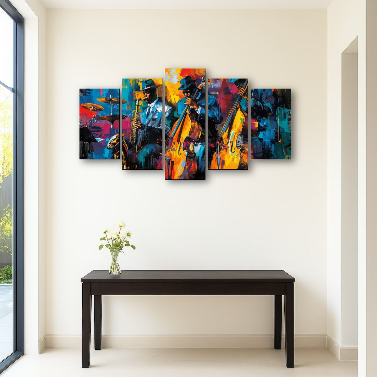 AUTO-MOCKUP ROOM | Vibrant Jazz Band