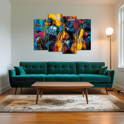 AUTO-MOCKUP ROOM | Vibrant Jazz Band