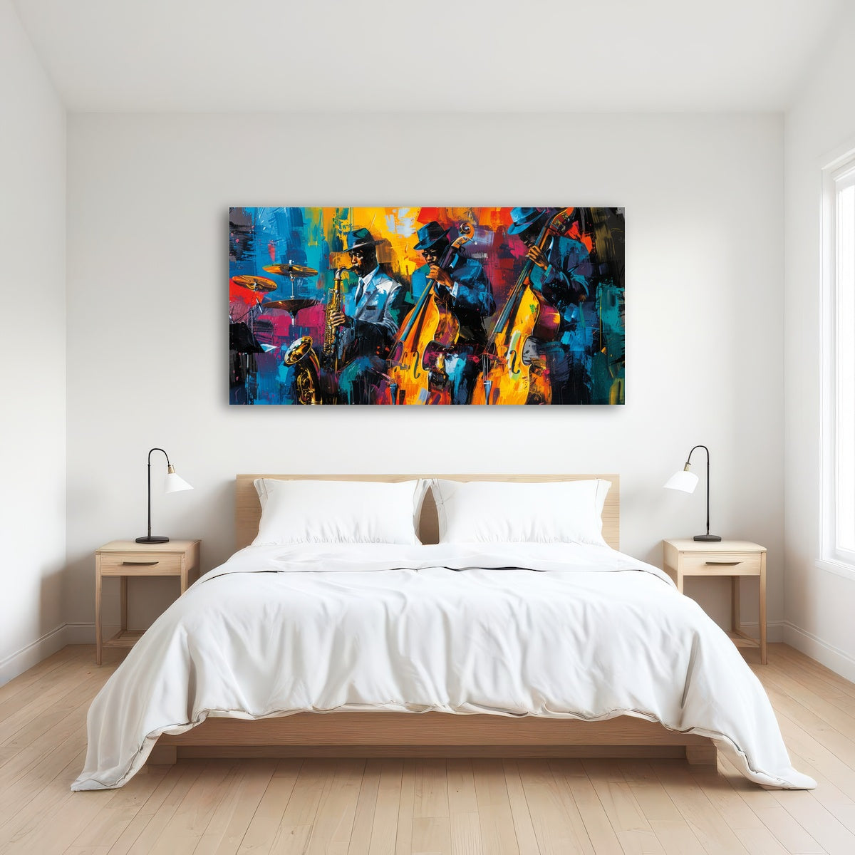 AUTO-MOCKUP ROOM | Vibrant Jazz Band