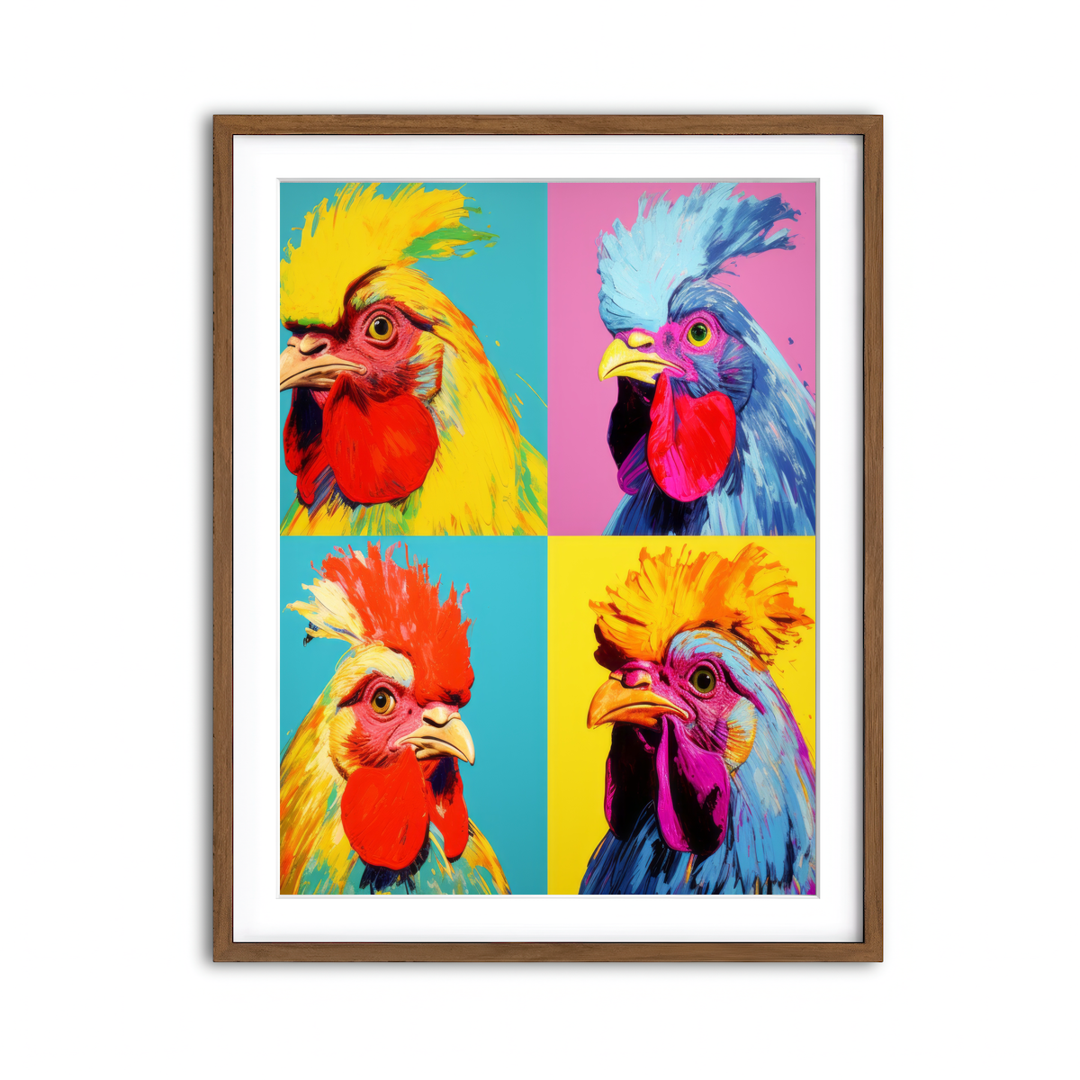 Framed Print 3x4 Walnut