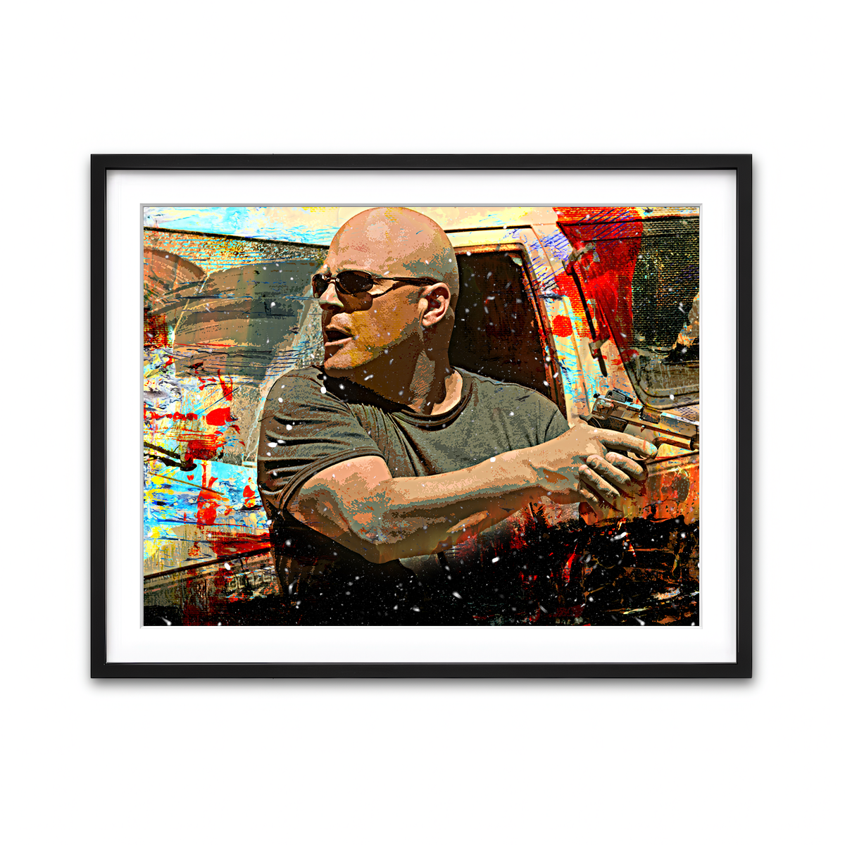 Framed Print 4x3 Black